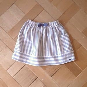 Vineyard Vines Girl's Striped Skirt 10 - 12 EUC